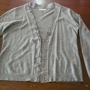 New York & Company womens size large gray cardigan